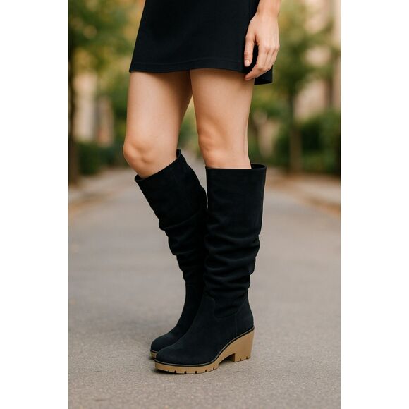 Women's Vintage Foundry Co. Maisie Wedge Knee High Boot Size 9 Fall - Picture 1 of 16